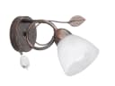 Trio Leuchten LED Wandleuchte Dimmbar Warmweiß Rostoptik Bild 2