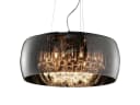 TRIO Leuchten LED Pendelleuchte Glas Kristall Silber Chrom Ø 50cm Bild 2