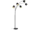 Reality Leuchten LED Stehlampe Dimmfunktion Schwarz Gold Bild 2