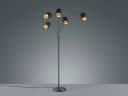 Reality Leuchten LED Stehlampe Dimmfunktion Schwarz Gold Bild 3