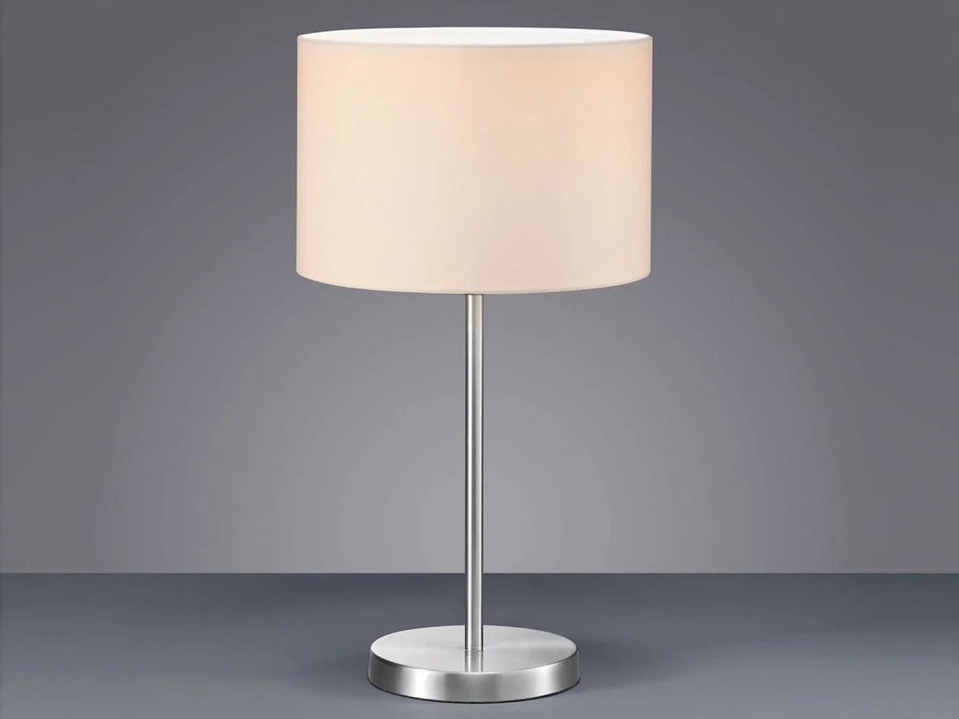 TRIO Leuchten LED Nachttischlampe mit Stoffschirm 55cm Dimmfunktion Warmweiß - Bild 3