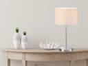 TRIO Leuchten LED Nachttischlampe mit Stoffschirm 55cm Dimmfunktion Warmweiß Bild 5
