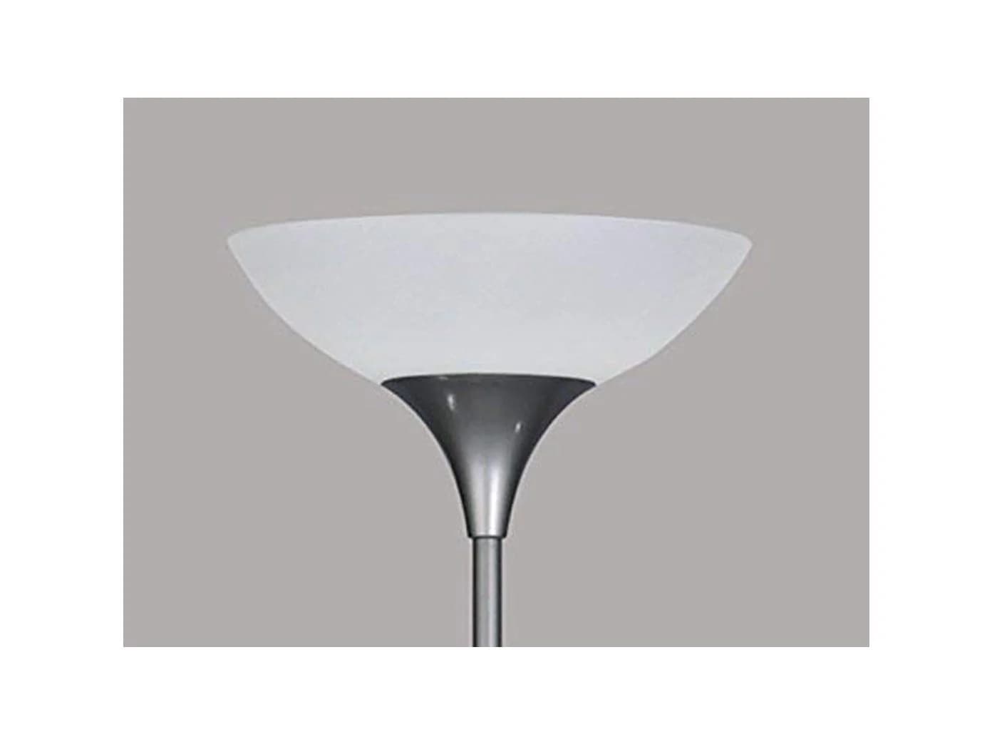 Reality Leuchten LED Deckenfluter Stehlampe Silber Weiß 180cm