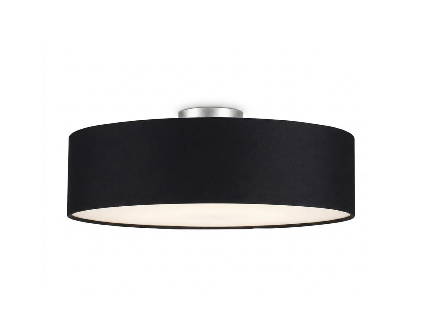 meineWunschleuchte Deckenleuchte Schwarz Stoff Ø50cm 4-flammig - Bild 2