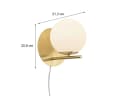 TRIO Leuchten LED Wandleuchte Gold Weiß Dimmbar Bild 4
