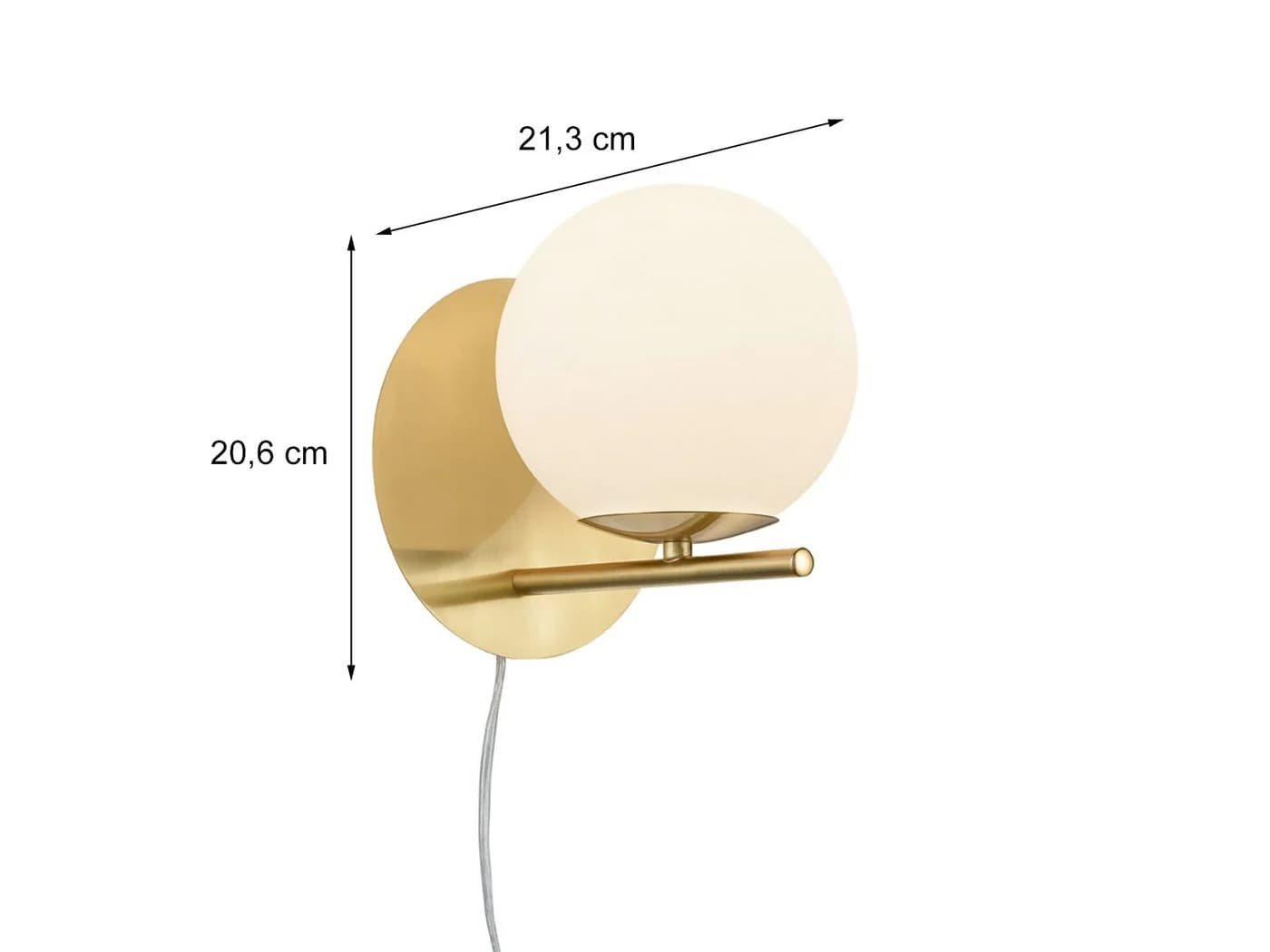 TRIO Leuchten LED Wandleuchte Gold Weiß Dimmbar - Bild 4