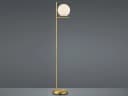 TRIO Leuchten LED Stehlampe Dimmbar Glas-Kugel Messing Weiß Bild 3