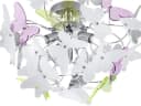 Reality Leuchten LED Deckenleuchte Schmetterling Bunt Chrom Dimmbar Bild 3