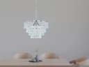 Reality Leuchten LED Kronleuchter Silber Chrom Dimmbar Kristall Bild 1