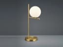 TRIO Leuchten LED Nachttischlampe Dimmbar Messing matt Weiß Bild 3