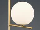 TRIO Leuchten LED Nachttischlampe Dimmbar Messing matt Weiß Bild 5