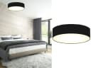 Smartwares LED Deckenleuchte Schwarz Dimmbar Stoffschirm 50cm Bild 1