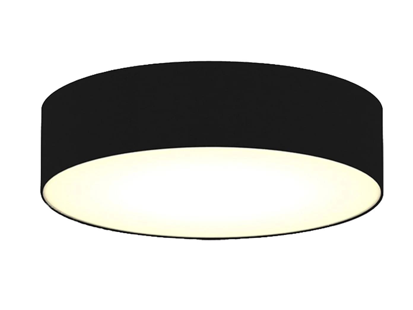 Smartwares LED Deckenleuchte Schwarz Dimmbar Stoffschirm 50cm - Bild 2