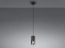TRIO Leuchten LED Pendelleuchte Schwarz Rauchglas Warmweiß Bild 3