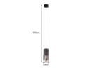 TRIO Leuchten LED Pendelleuchte Schwarz Rauchglas Warmweiß Bild 4