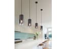 TRIO Leuchten LED Pendelleuchte Schwarz Rauchglas Warmweiß Bild 5