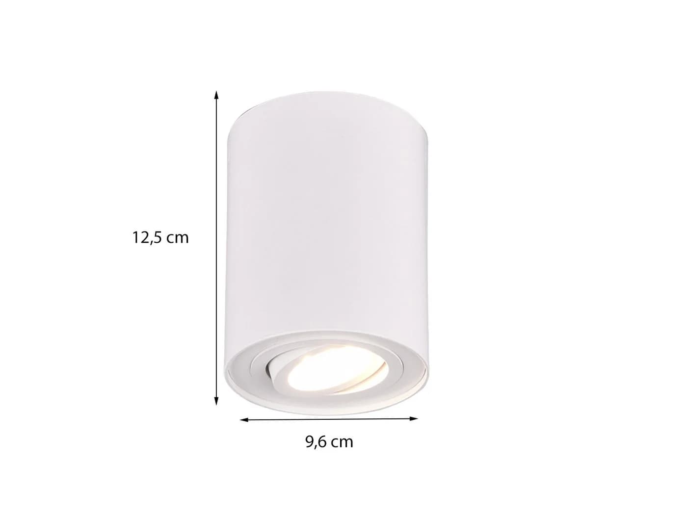 TRIO Leuchten LED Deckenstrahler Weiß Dimmbar Schwenkbar GU10 - Bild 4