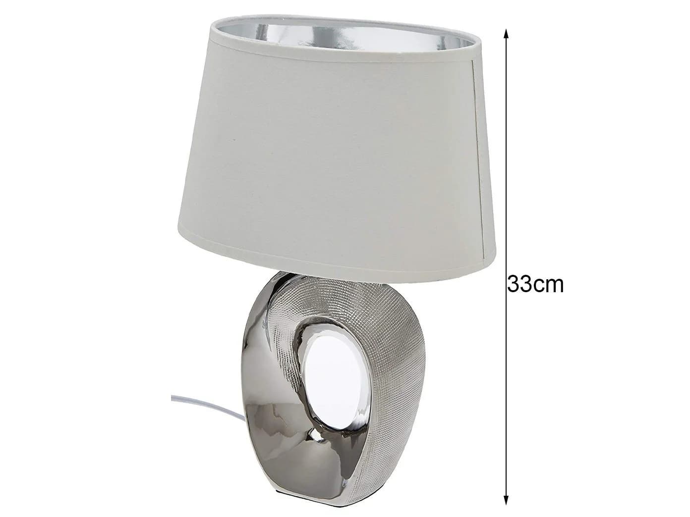 Reality Leuchten LED Tischleuchte Silber Weiß Dimmbar E14 - Bild 4