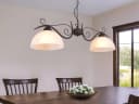 Reality Leuchten LED Pendelleuchte Landhausstil Warmweiß 2-flammig Bild 5