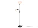 Reality Leuchten LED Deckenfluter Landhausstil mit Leselampe Dimmbar Bild 2