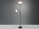 Reality Leuchten LED Deckenfluter Landhausstil mit Leselampe Dimmbar Bild 3