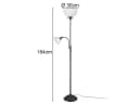 Reality Leuchten LED Deckenfluter Landhausstil mit Leselampe Dimmbar Bild 4