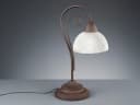 Reality Leuchten LED Nachttischlampe Landhausstil Dimmbar Glas Bild 4