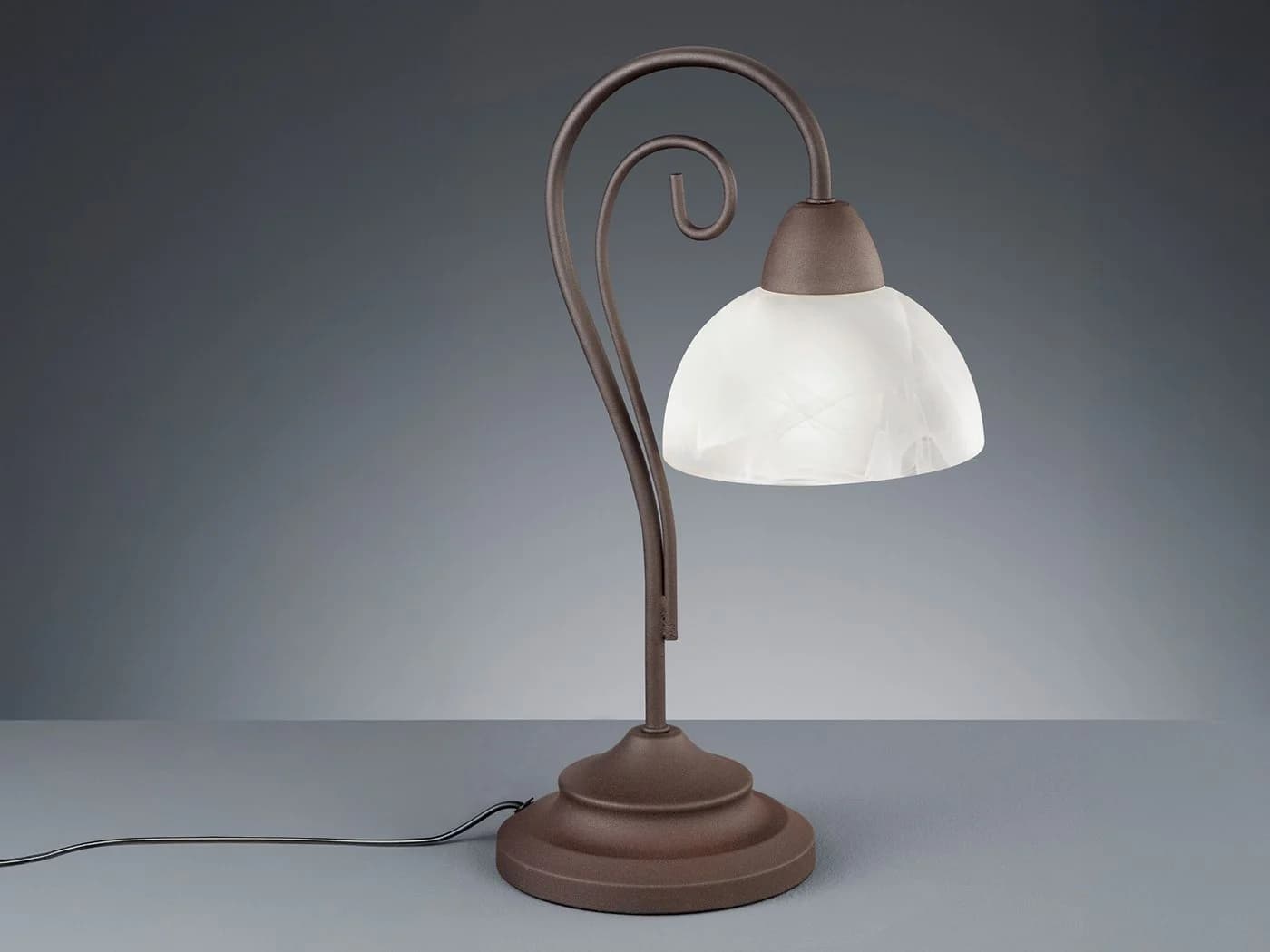 Reality Leuchten LED Nachttischlampe Landhausstil Dimmbar Glas - Bild 4