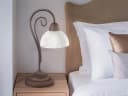 Reality Leuchten LED Nachttischlampe Landhausstil Dimmbar Glas Bild 5