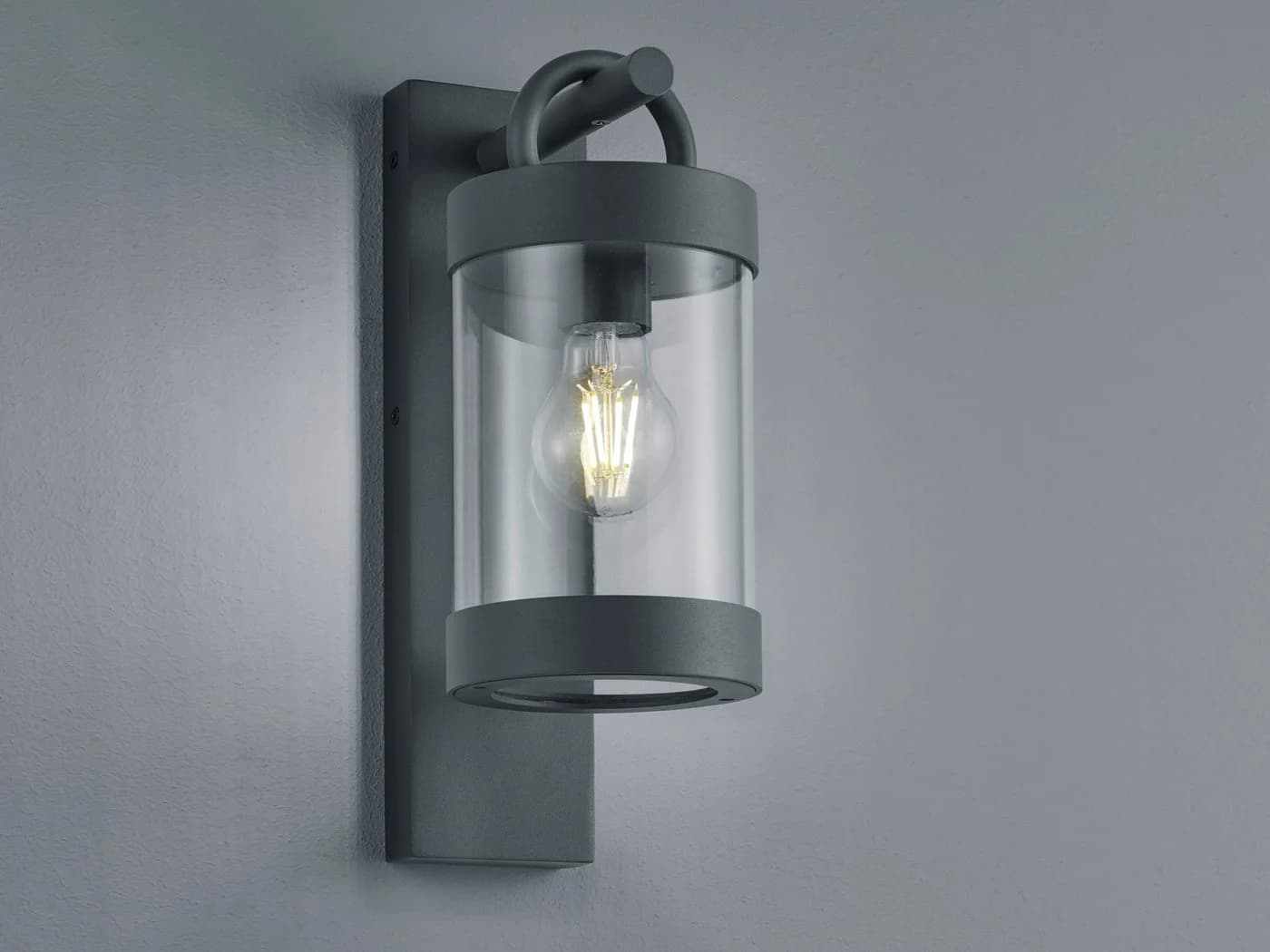TRIO Leuchten Außen-Wandleuchte LED Landhausstil Anthrazit - Bild 3