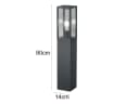 TRIO Leuchten LED Pollerleuchte Aluminium Anthrazit Bild 4