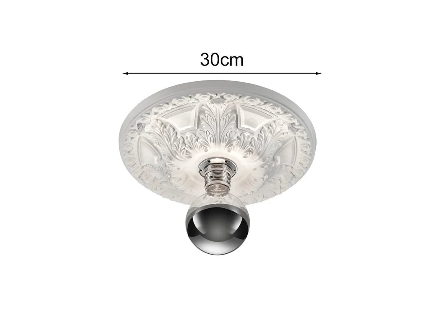 TRIO Leuchten LED Deckenleuchte Stuckrosette 30cm Weiß - Bild 4