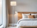 TRIO Leuchten LED Stehlampe Silber Weiß Dimmbar mit Leselampe Bild 5