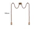 TRIO Leuchten LED Pendelleuchte 150cm Affenschaukel Seil-lampe Bild 4