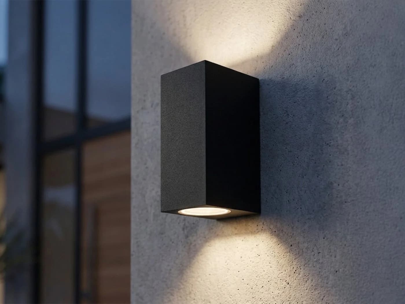 TRIO Leuchten LED Außen-Wandleuchte Anthrazit Up & Down Light