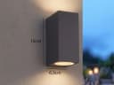 TRIO Leuchten LED Außen-Wandleuchte Anthrazit Up & Down Light Bild 4
