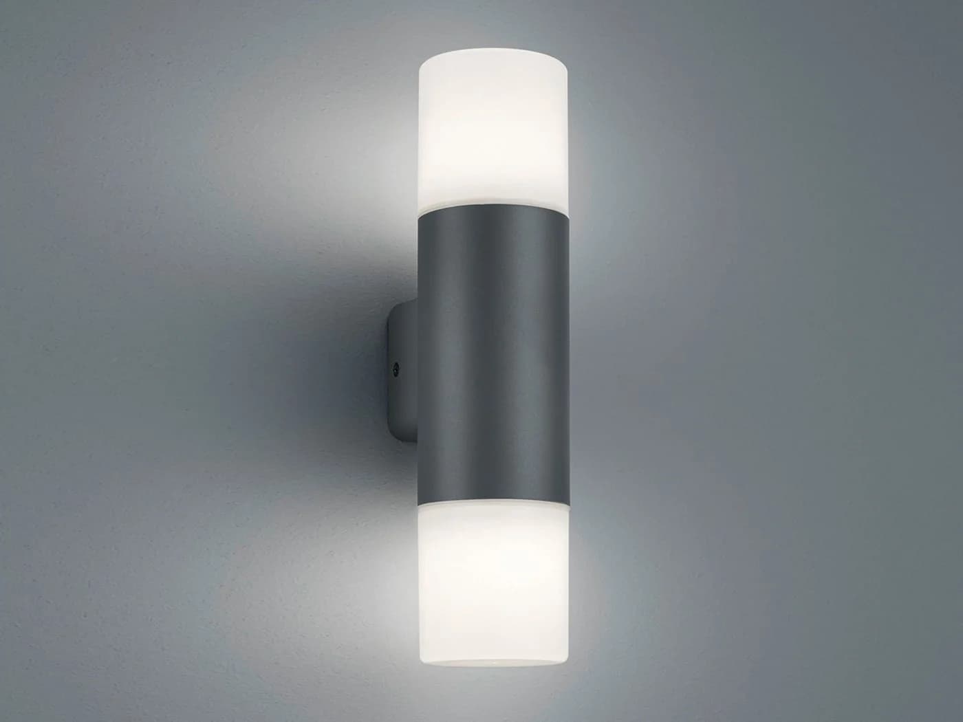 TRIO Leuchten LED Außen-Wandleuchte Anthrazit Up Down Fassadenlampe - Bild 3