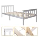 Flieks Holzbett Massivholz Kiefer Einzelbett Jugendbett 90x200cm Bild 5