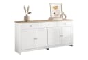 Merax Sideboard Landhausstil 160cm mit Schubladen und Türen Bild 2