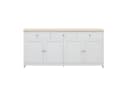 Merax Sideboard Landhausstil 160cm mit Schubladen und Türen Bild 3