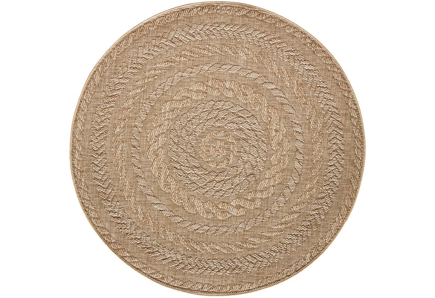 NORTHRUGS Almendro Teppich Beige Braun Polypropylen