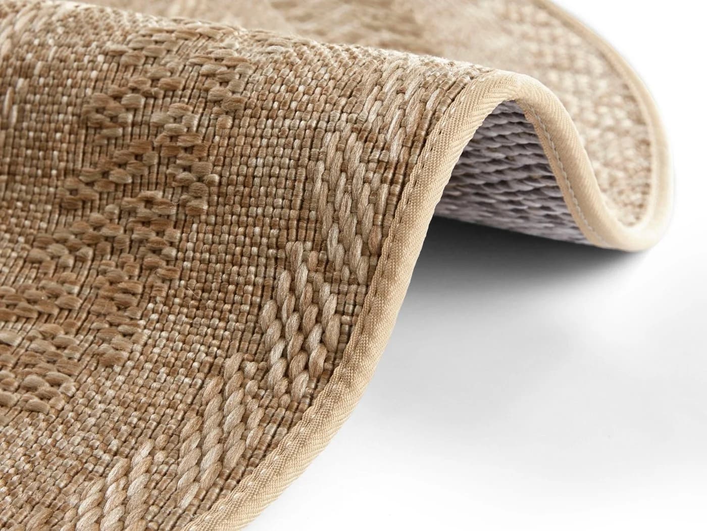 NORTHRUGS Almendro Teppich Beige Braun Polypropylen - Bild 5