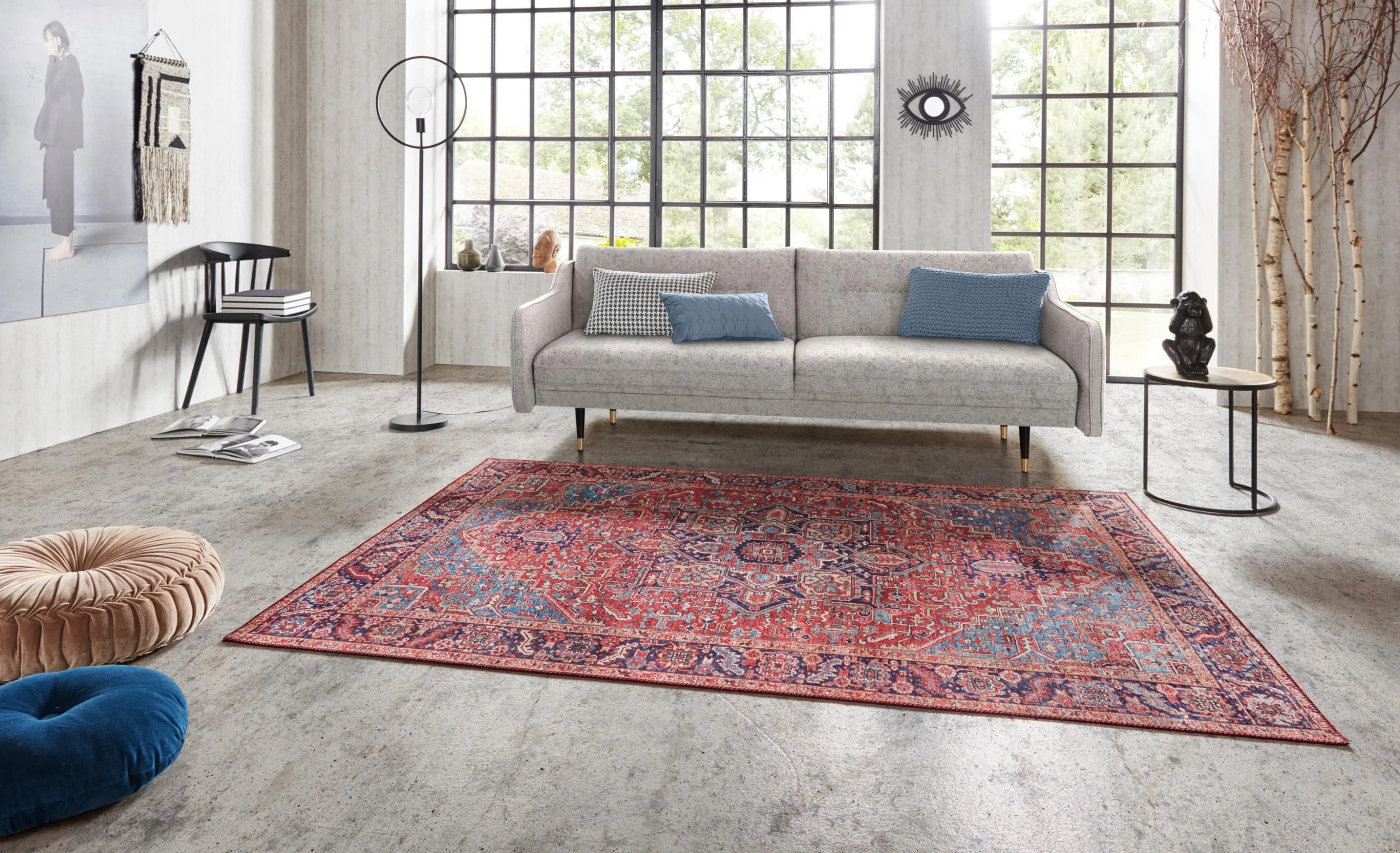 Hanse Home Teppich Amata Rot Vintage Orientalisch