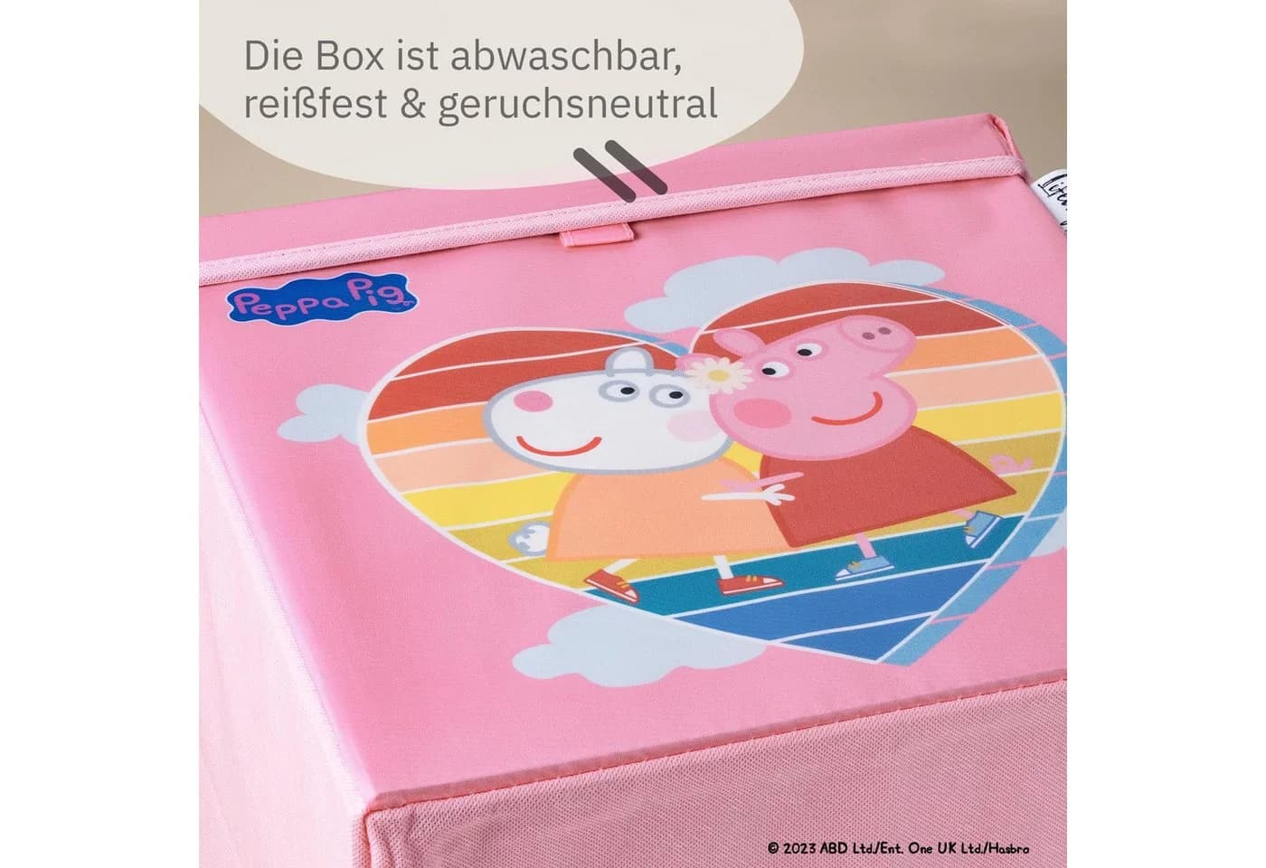 Lifeney Aufbewahrungsbox Rosa Peppa Pig Motiv - Bild 5