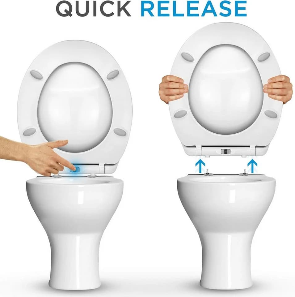 LAVUR WC-Sitz Duroplast mit Absenkautomatik & Quick-Release - Bild 3