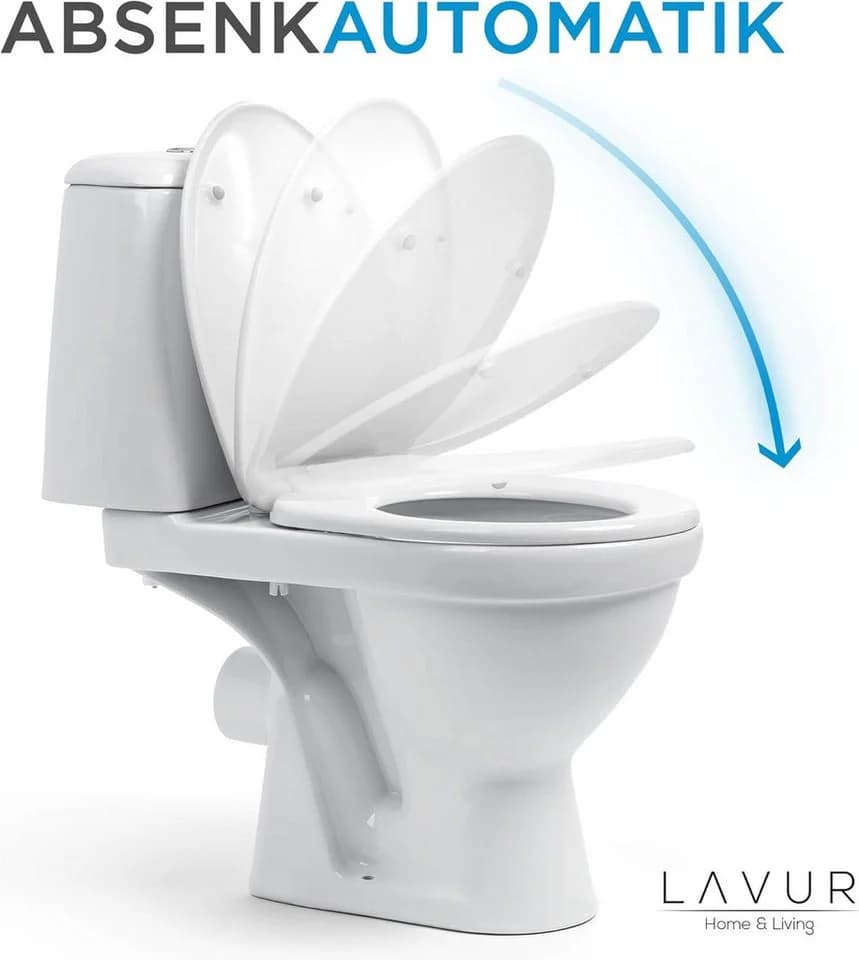 LAVUR WC-Sitz Duroplast mit Absenkautomatik & Quick-Release - Bild 5