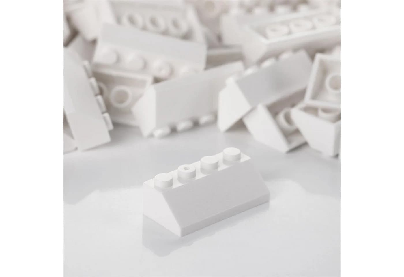 Katara Konstruktionsspielsteine 100 Dachform Weiß Kompatibel LEGO - Bild 5