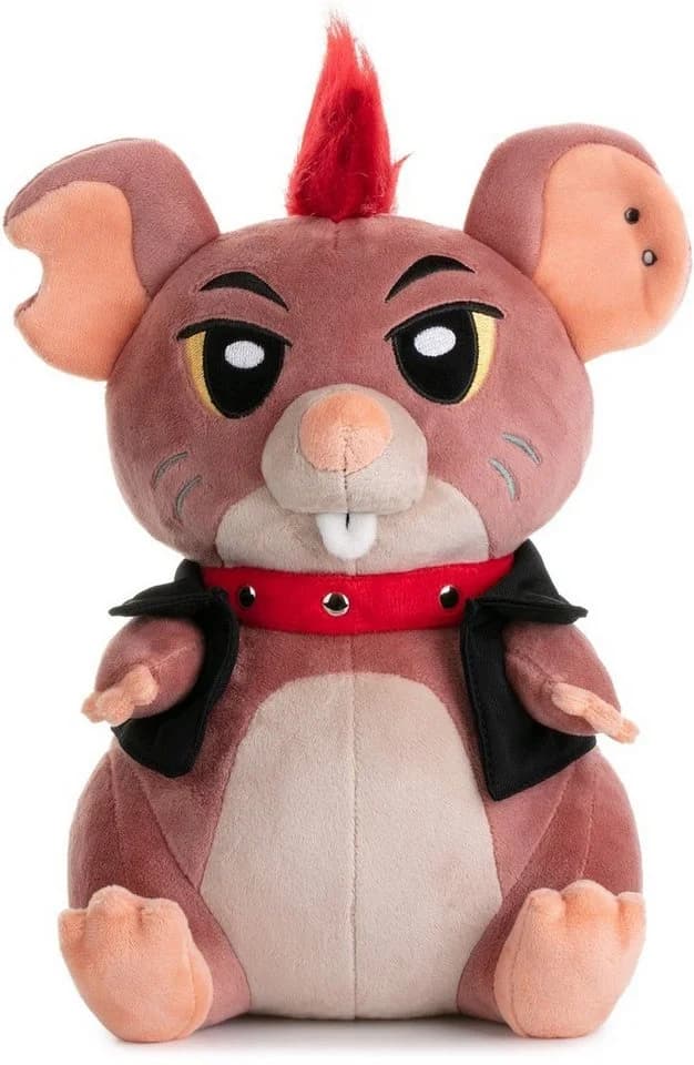 Corimori Punk-Ratte Kuscheltier 26cm Plüschtier Braun Rot Schwarz - Bild 2