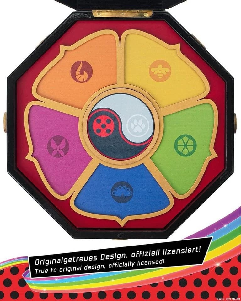 Corimori Spielzeugtruhe Miraculous Ladybug Master Fu Miracle Box Holz