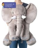 Corimori Kuscheltier 60cm Elefant Pip Grau Flauschig XXL Bild 1
